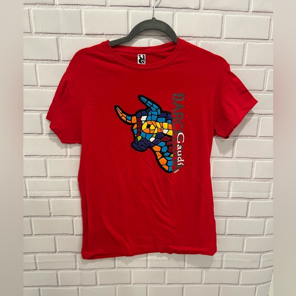ROLY women red short sleeve shirt / SPAIN size M